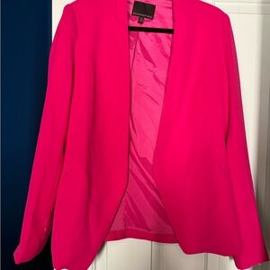 Bright Pink Blazer by Banana Republic